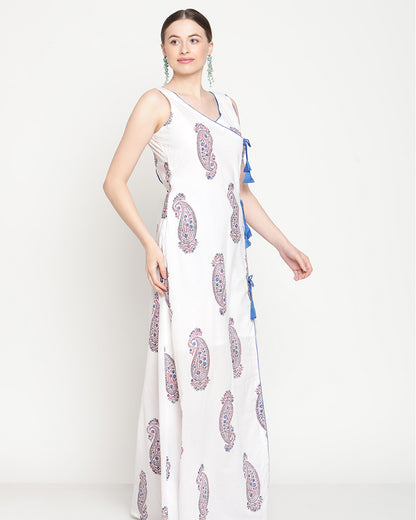 Blue Paisley Maxi